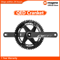 Magene QED จักรยานถนน Crankset เทคโนโลยีแกนแบบบูรณาการขี่จักรยานไร้สายกันน้ำ Chainring