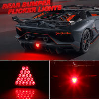 Car Pilot Stop Safety Lights F1 Triangle Light Sporty Rear Third ke Light Auto Tail Warning ke Signal Lamp 12V