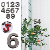 5cm Imitation Metal Decoration Digital House Number Stereo Digital House Number House Hotel House Number Decor Número De Casa