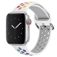 ✌ Strap for Apple Watch 8 45 49 44 42 41 40 38mm Sport Soft Silicone Breath Strap for Apple Watch Series 7 8 6 5 SE Ultra