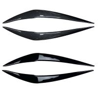 2Pcs Car Auto Headlight Eyebrow Stickers Trim Cover Protector For BMW 1 Series F20 F21 116i 118i 120i 125i M135i M140i 2015-2019