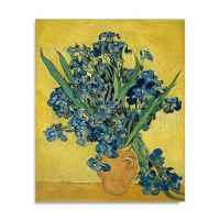 Demo Fashion Van Gogh S Golden Sunflower &amp; Floral Vase Canvas Art: Modern Wall Decor For Classic Homes-มาใหม่