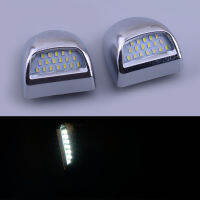 68168 1 Pair LED License Plate Light Tag Lamp Fit for Cadillac Chevrolet GMC White Base