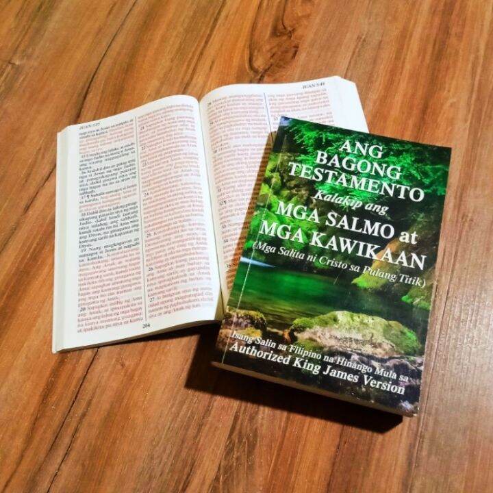 KJV TAGALOG GIANT PRINT HOLY BIBLE Filipino Book Softbound New