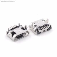 ▣♗ 10Pcs Micro USB 5pin Ox Horn Female usb Socket Flat 4pin Socket Mini usb Connector