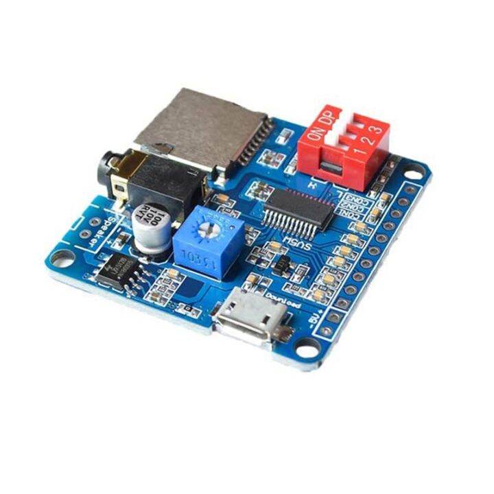 Voice Playback Module Board MP3 Music Player 5W MP3 Playback Serial ...