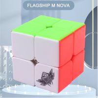 Cyclone 2x2 Magic Speed Cube Boys 2 on 2 Stickerless Puzzle Twist Professional pocket Cube Toys For Children Gift