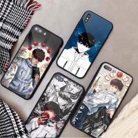 【 AN boutique 】  Minoru Tanaka Death Note เคสโทรศัพท์อะนิเมะกระจกนิรภัยสำหรับ Iphone 11 12 13 PRO MAX Mini 6 7 8 Plus X XS XR