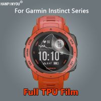 For Garmin Instinct 2 2S Solar Tide Tactical Smart Watch Ultra Clear Soft TPU Hydrogel Film Screen Protector -Not Tempered Glass Shoes Accessories