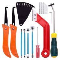 23-Piece Saw Blade Grouting Hand Saw Tile Joint Cleaning Brush Caulking Edge Sewing Tool