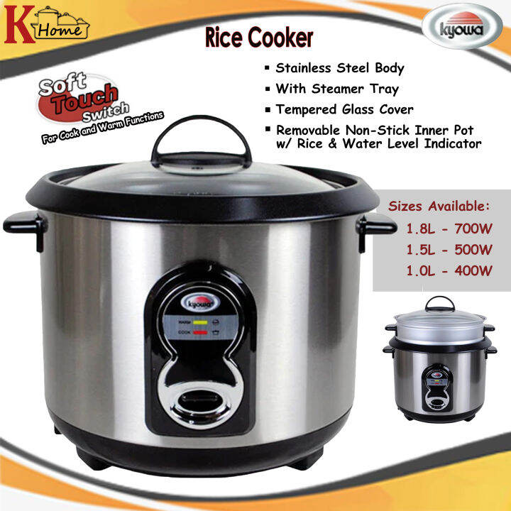 KyowaKW2042 Rice Cooker NonStick Inner Pot Rice Cooker w/ Steamer