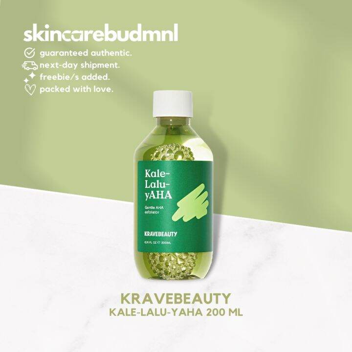 Krave Beauty KaleLaluyAHA 200 ml by skincarebudmnl Lazada PH