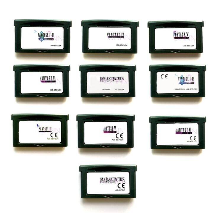 GBA Fantasy Series Memory Cartridge Card for 32 Bit Video Game Console