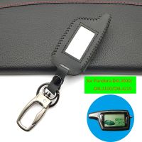 ✕ DXL 3000 Leather Key Case Key Ring For Car Alarm Pandora System DXL3000 DXL3100 / 3170/3210/3250/3290 LCD Remote Control Charm