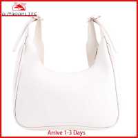 [Arrive 1-3 Days]Simple Crescent Crossbody Shoulder Bag Female Pure PU Messenger Handbags