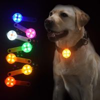 ❁ Waterproof LED Pet Dog Collar Pendant Night Safety Luminous Pendant Pet Light Flashing Pendant Collar for Dogs Supplies