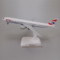 19Cm Lega Metallo Aria อังกฤษ Airways Boeing 777 B777 Compagnie Aeree Moo Di Aeroplano Airways Moo Di Aereo W Ruote Carrelli Di Attergio Aerei