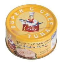 (แพ็ค 6) Super C Chef Tuna ในน้ำมันถั่วเหลือง