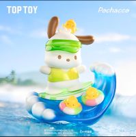 Sanrio Pochacco Blind Box Holiday Beach Series Mysterious Surprise Box Guess Bag Figure Kawaii Anime Model Doll Christmas Gift