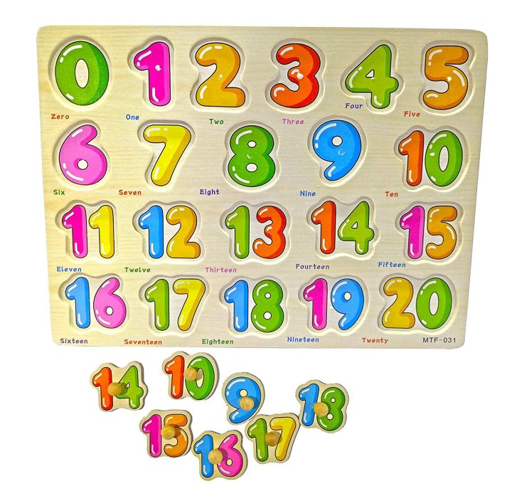 Wooden Number Puzzle Peg | Lazada PH