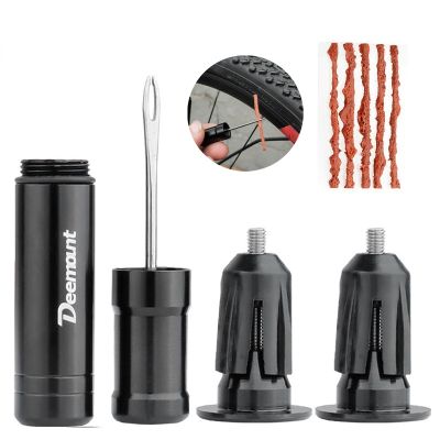 ♙✓▣ Original Tubeless Bicycle Repair Tool Tire Repair Tool Drill Puncture for Urgent Glue Free Repair Optional Rubber Stripe