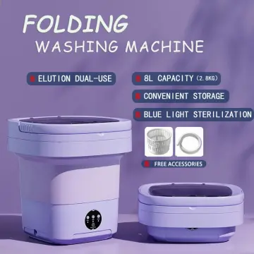 8L Household Small Folding Washing Machine Student Dormitory