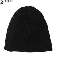 Freshon Men Winter ถักหมวกแบบสบาย ๆ หมวกกันน็อกอบอุ่น Beanie Knitted Crochet Hat