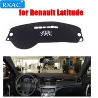 RKAC ฝาครอบพรมแดชบอร์ดรถสำหรับ Renault Latitude Nti-UV,ที่รองโทรศัพท์ติดรถยนต์รถยนต์แบบพวงมาลัยซ้ายไม่ลื่นสำหรับ Renault Latitude