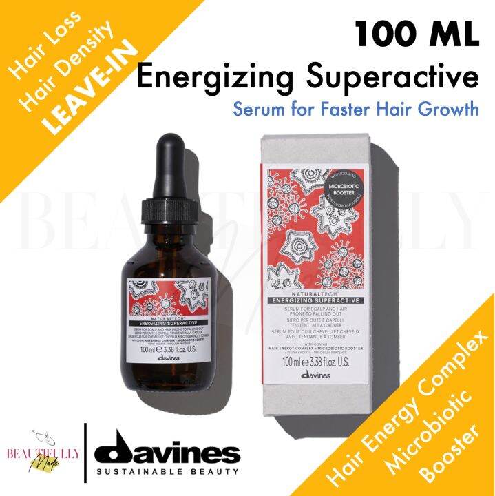 Davines Naturaltech Energizing Superactive Serum 100ml For Scalp And