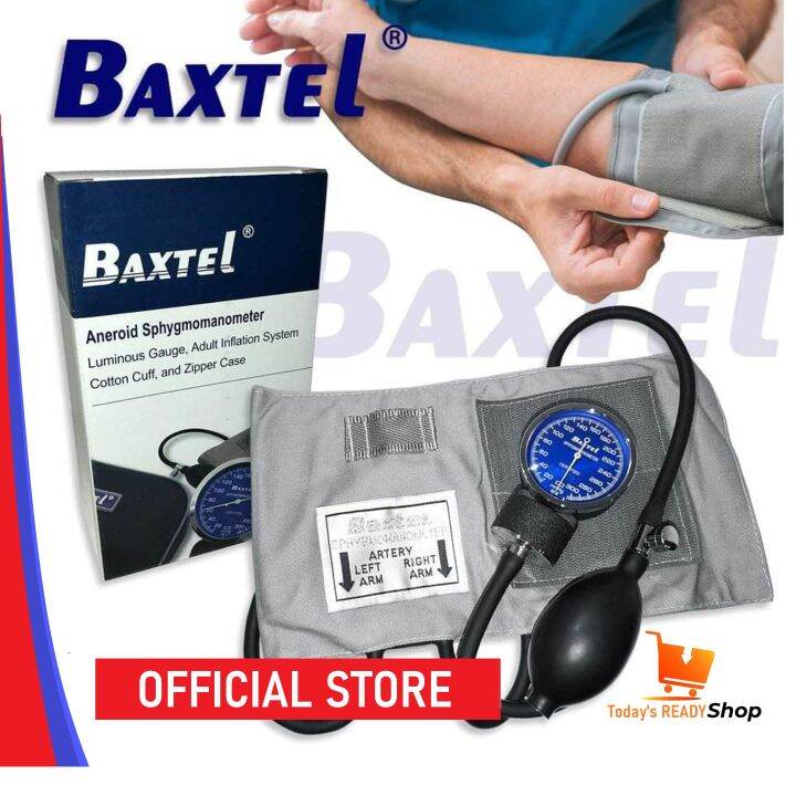 Baxtel Aneroid Sphygmomanometer with DualHead Stethoscope Set Blood