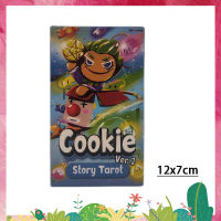 ไพ่ทาโรต์ Cookie Story | ขนาดใหญ่12*7ซม. | Ver.2 | เกมทำนายโชคชะตา | ไพ่ทำนาย | พร้อมหนังสือคู่มือฉบับภาษาอังกฤษ | ขนาดดั้งเดิม | ไพ่ทาโรต์น่ารัก | ไพ่ยิปซี ไพ่ออราเคิล ไพ่ยิบซี ไพ่ทาโร่ ไพ่ดูดวง Tarot Card Deck