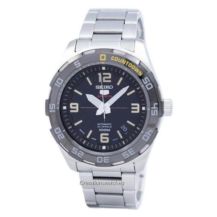 นาฬิกาข้อมือ-seiko-5-sports-automatic-srpb83j1-made-in-japan-black