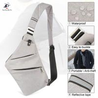 [COD] Portable Waterproof Anti-Theft Shoulder Bag Made of Polyester for Men