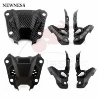 Motorcycle Parts Unpainted/ Carbon Fiber Look fairings Headlight Side Pannel Bracket For Yamaha MT07 MT-07 2014 2015 2016 2017