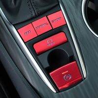 ◈☢ 5pcs Car Gear Shift Panel Button Cap Cover Switch Frame Trim Sticker Decoration Decals For Toyota Camry 2018-2022 Accessories