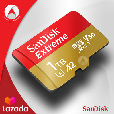 sandisk Micro Sd Card Extreme 1TB A2 รุ่นใหม่ SDXC Class u3 อ่าน 160Mb/S เขียน 90Mb/S (SDSQXA1-1T00-GN6MN) ไมโครเอสดีการ์ด แซนดิส เมมโมรี่ ใส่ แท็บเล็ต โทรศัพท์ มือถือ สมาร์ทโฟน Gopro 4, 5, 6 SJCAM ประกัน Lifetime ปี โดย Synnex