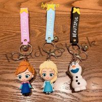 【hot sale】 ♗ B09 LYNDON Keyring Figure Model Cartoon Key Chain Car Key Ring Bag Pendant Decoration Frozen Princess