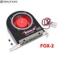 พัดลมทำความเย็นแชสซีคอมพิวเตอร์สำหรับเครื่องเป่าระบบ FOX-2 DC12V PCI Slot Bit การออกแบบแบริ่งอายุการใช้งานยาวนานการไหลของอากาศสูงทดสอบได้ดี