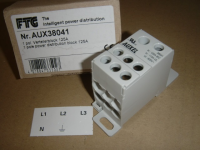 Distribution block 125A / บล็อกกระจายกระแสไฟ เข้า 1 ออก 7 - FTG (Made in Germany)