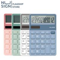 ✾Nusign เครื่องคิดเลข 12 หลัก โซล่าเซลล์ ดีไซน์สวย จอใหญ่ ปุ่มกดใหญ่ 4สี 12 Digits Calculator☬