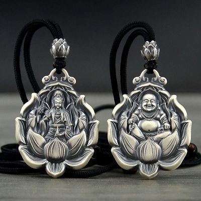 New Design Guanyin Pendant Men And Women necklaces Amulet Bodhisattva Maitreya Buddhist Jewelry Safe Jewelry Accessories