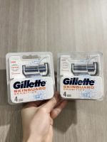 Gillette SKINGUARD sensitive ใบมีดโกน สำรอง แพ็ค razor blade 2 กล่อง มี 8 ชิ้น  *(4 pieces per 2packs)