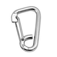 304สแตนเลส12*120มิลลิเมตรคลิปตะขอคล้อง Sp เชื่อมต่ออย่างรวดเร็ว Carabiner หินหัวเข็มขัดสำหรับการปีนอุปกรณ์ตาสำหรับกลางแจ้ง