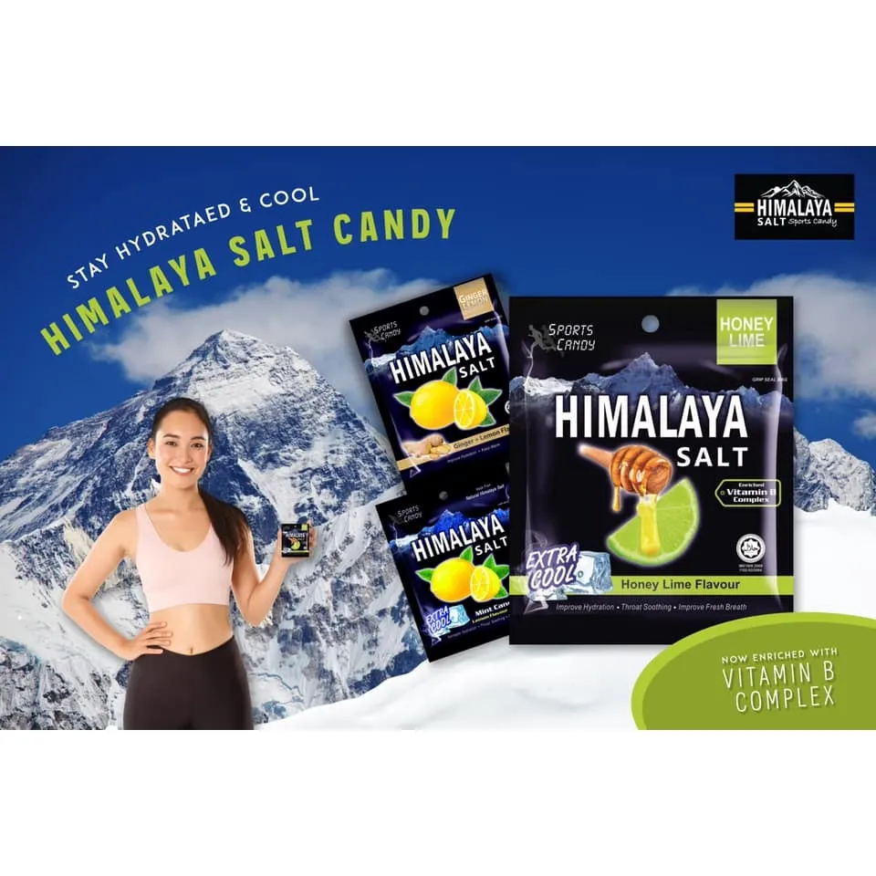 Himalaya Salt Mint Candy Lemon Flavor 12 Packs