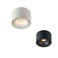 ZZOOI 1Pcs Round Led Dimmable Surface Mounted Spotlight COB Non Aperture Ceiling Spotlight 7W / 12W Room Surface Mounted Recessed Ligh