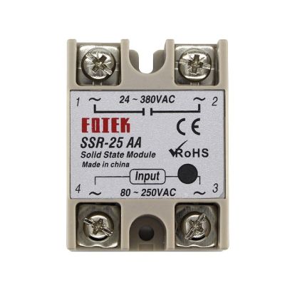 Ssr-10aa Ssr-25aa 10a Ssr-40aa 25a 40a โซลิดสเตทรีเลย์โมดูล80-250โวลต์อินพุต Ac 24-380โวลต์คุณภาพสูงส่งออก Ac