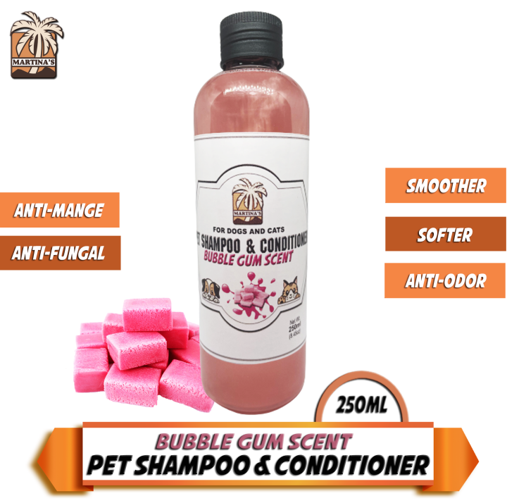 [ MADRE DE CACAO PET SHAMPOO AND CONDITIONER BUBBLEGUM SCENT 250ml
