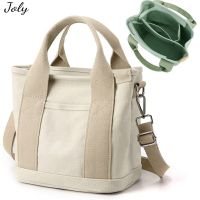 ZZOOI New Multi-Pocket ToP-handle Bag with Zipper  Japanese handmade Large Capacity Handbag Womens Canvas Crossbody Bag