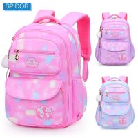 SPIDOR Cute Girls School Bags Children Primary School Backpack satchel kids book bag Princess Schoolbag Mochila Infantil 2 szies