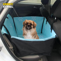 CAWAYI KENNEL Carriers Dog Car Seat Cover Carrying for Dogs Cats Mat Blanket Rear Back Hammock Protector transportin perro